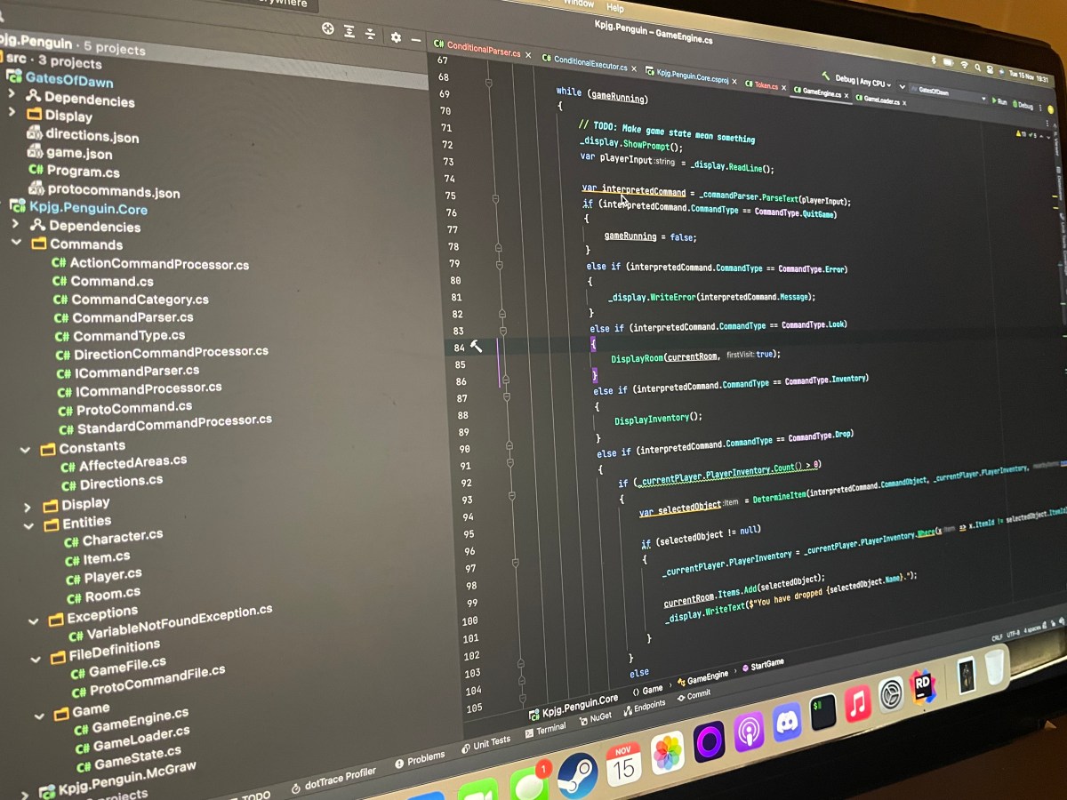 A Text-Based Adventure? – Part&nbsp;2