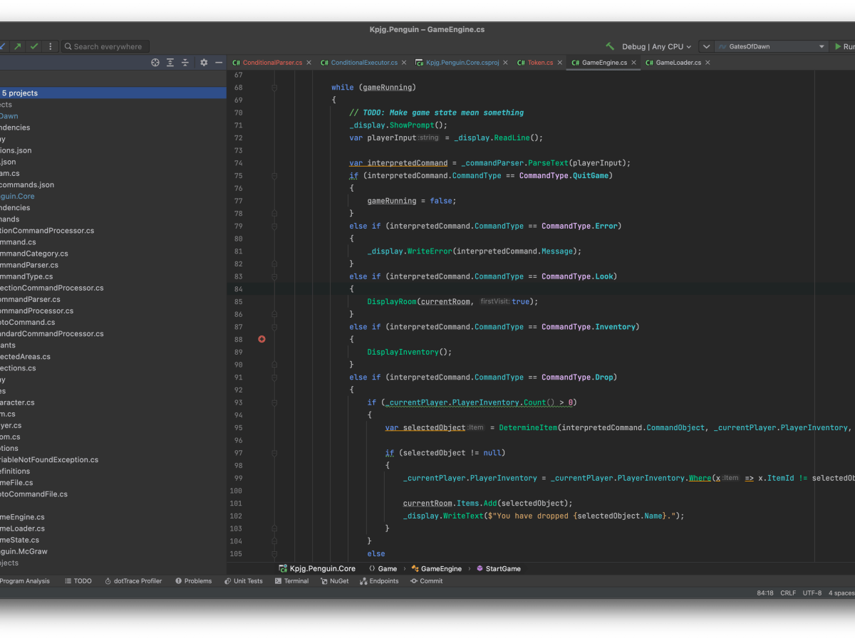 A Text-Based Adventure?